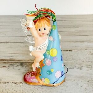 My Little Kitchen Fairies Enesco Cheers Fairie 2010 Birthday Party Hat 4018030